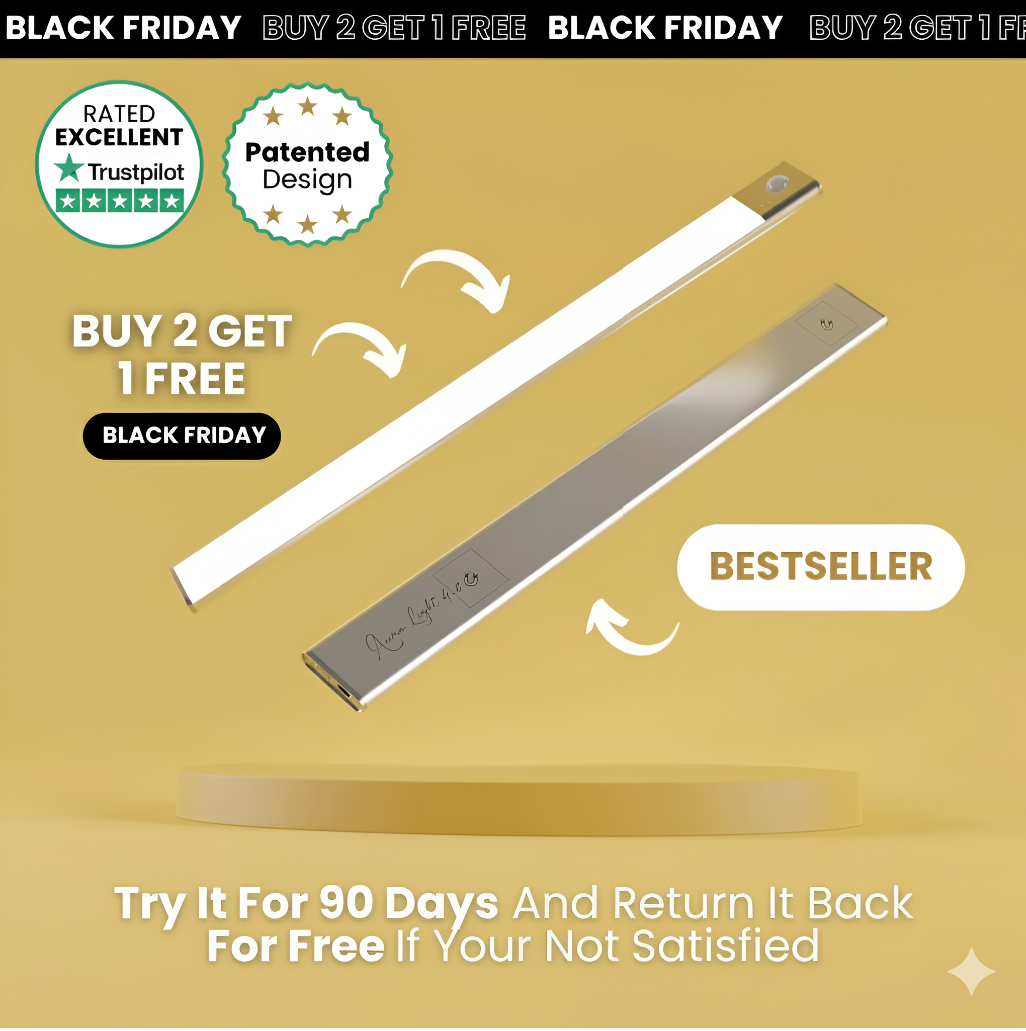 Aura Light 4.0™ | Ultra-Thin Motion Sensor Cabinet Light