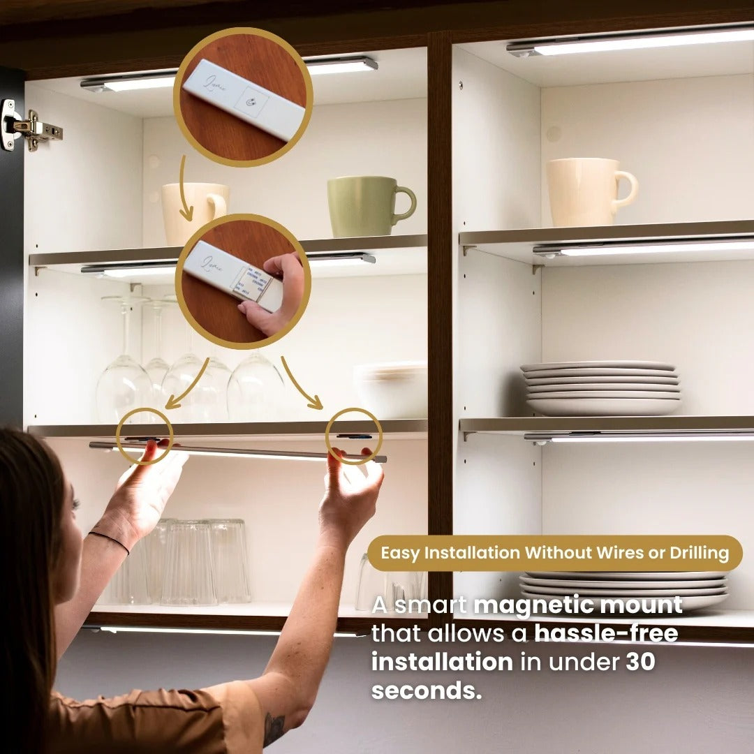 Aura Light 4.0™ | Ultra-Thin Motion Sensor Cabinet Light